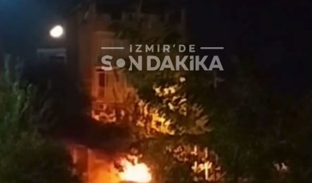 Gaziemir’de parkta ateş yakıyorlar iddiası: Mahalleli tedirgin