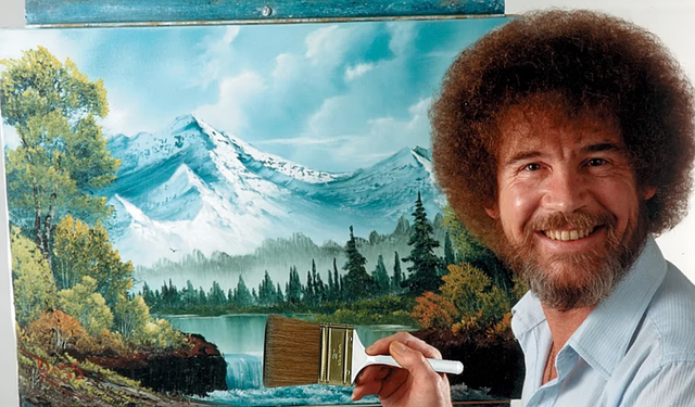 Efsane ressam Bob Ross’un eserleri 600 bin dolara satıldı