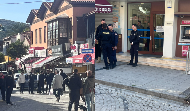 Çeşme Çarşı’da midyeciye silahlı saldırı girişimi