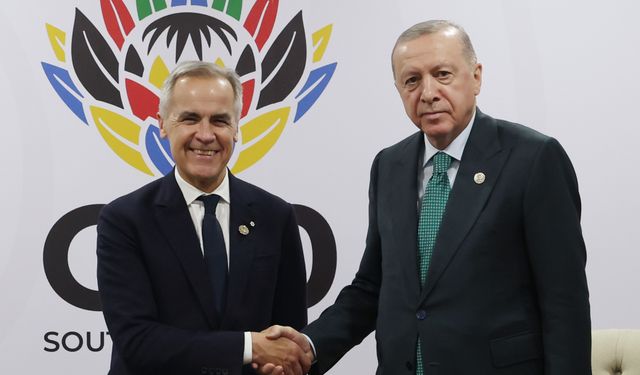 Cumhurbaşkanı Erdoğan, Kanada Başbakanı Carney ile görüştü