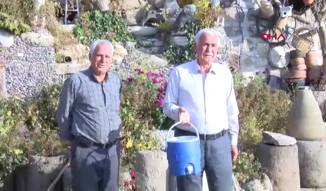 Babaannes için Erciyes’in zirvesinden kar getirdi