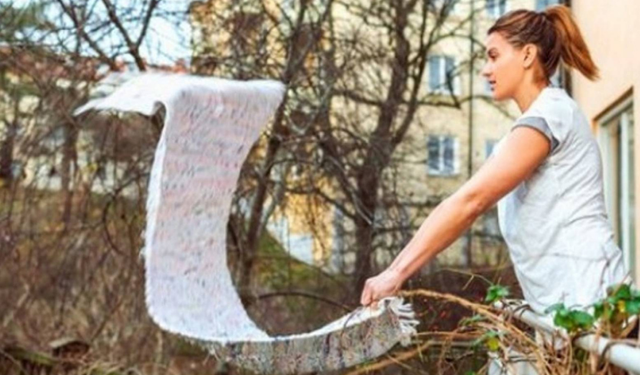 Balkondan halı silkelemeye hapis cezası