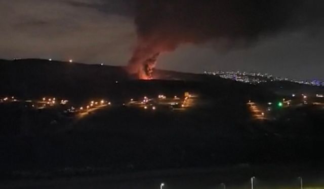 Çiğli Harmandalı'da çöplük yangını