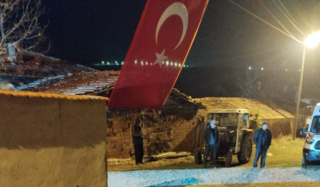 Şehit astsubayın acı haberi baba ocağına ulaştı