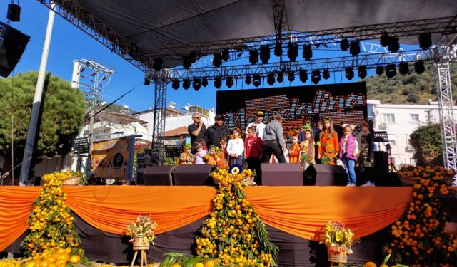 Mandalina Festivali’nde duygusal an: Beni yarışmaya babam hazırladı