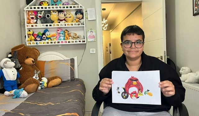 Okuduklarını resmedebilen Atakan'ın karikatür serüveni