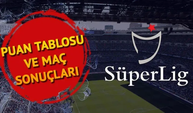 Süper Lig puan durumu: Lider kim oldu?