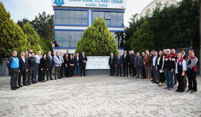 Mavi Dönüşüm Projesi Aliağa’da geniş katılımla duyuruldu