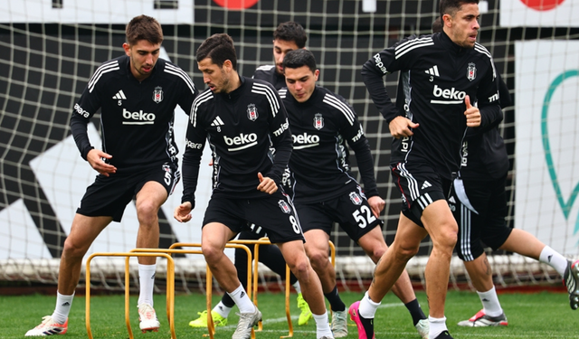 Beşiktaş, Trabzonspor maçı hazırlıklarını sürdürdü