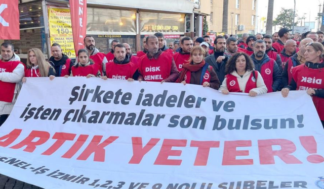 İzmir Büyükşehir işçilerinden “Masa kurulsun, mağduriyet bitsin” çağrısı
