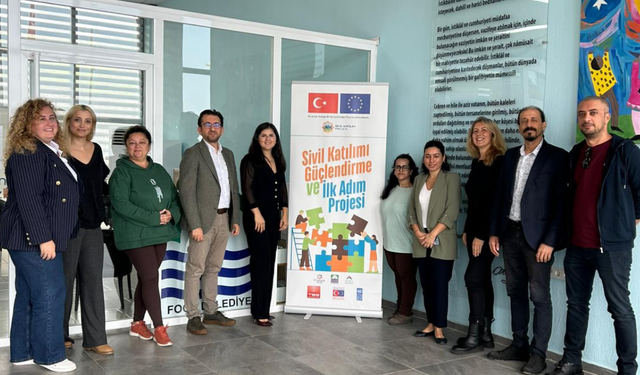 Foça’da sivil katılım projesi tamamlanıyor