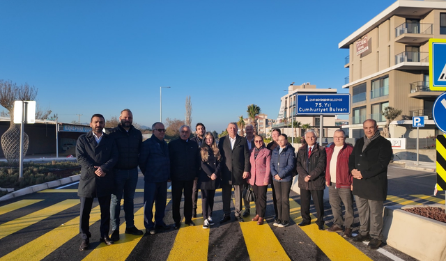 Güzelbahçe’de trafik çilesi bitti: Bulvar açıldı