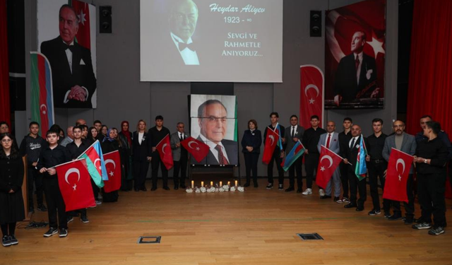 Heydar Aliyev, Aliağa’da düzenlenen anma programıyla anıldı