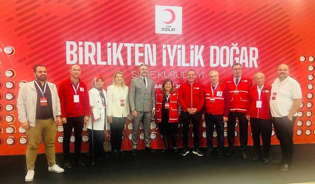 Türk Kızılay Şube Kurultayı’nda Urla’ya gurur veren büyük başarı