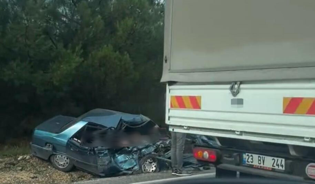 Menderes-Gümüldür Karayolu’nda feci kaza: 2 ölü, 1 yaralı