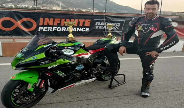 Şampiyon motosikletçi İzmir’de son yolculuğuna uğurlandı