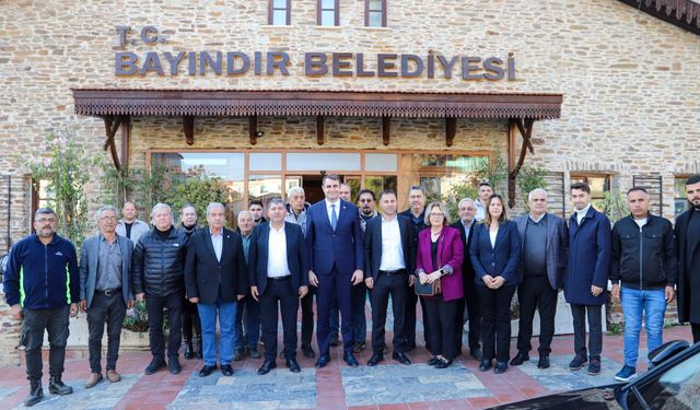 CHP İzmir İl Başkanı Çağatay Güç ve il yönetimi Bayındır’a ziyaret bulundu