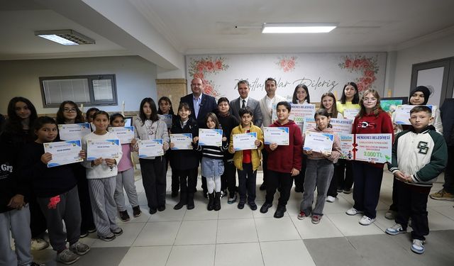 Menderes’te toprak temalı resim yarışması