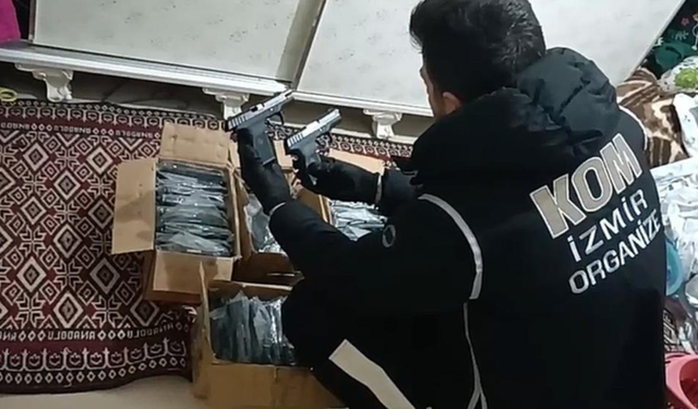 İzmir’de yasa dışı silah operasyonu: 1 tutuklama