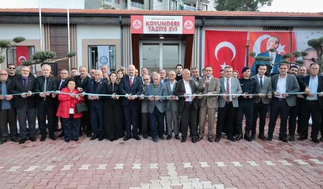 Menemen’de Koyundere Taziye Evi hizmete açıldı