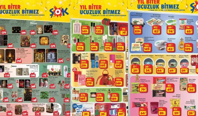 Yeni yıla özel fırsatlar: ŞOK Aktüel 17 Aralık – 1 Ocak kataloğu yayınlandı!