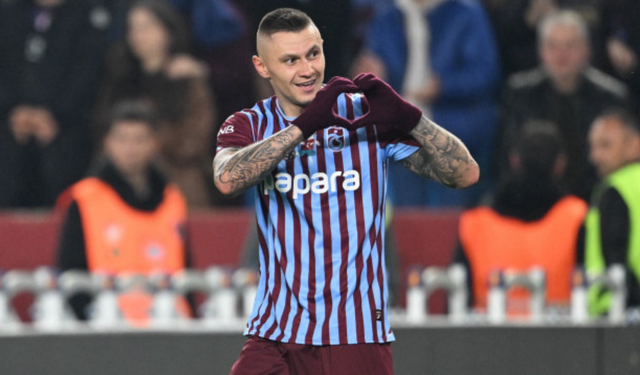 Süper Lig'in şut lideri Trabzonsporlu Zubkov