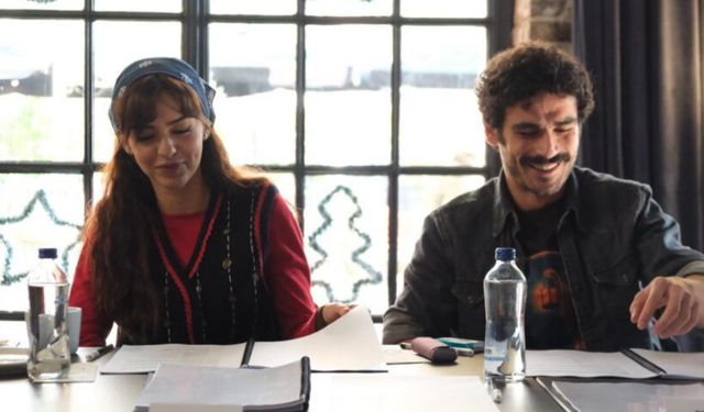 İnter Galaktik Aşk’tan ilk kareler geldi: Erdem Kaynarca ve Aslıhan Malbora bir arada