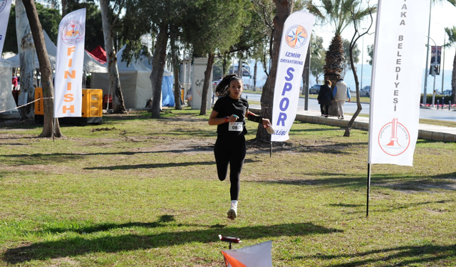 Karşıyaka'da oryantiring heyecanı