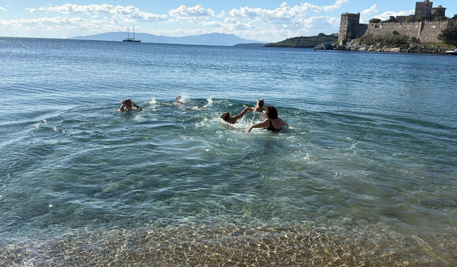 Yurdun bir kesiminde kar, bir kesiminde deniz keyfi