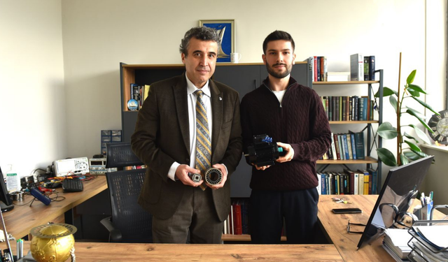 Egeli genç mühendis adayı   "Yüksek Hızlı Elektrik Motoru" geliştirdi