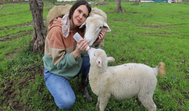 Hastanede insanlara, çiftlikte hayvanlara umut oluyor
