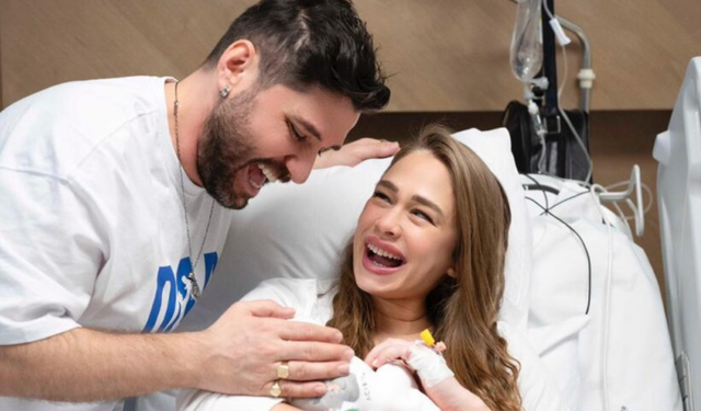 Ceyhun Fersoy ve Begüm Öner’in kızları ''Karya'' dünyaya geldi