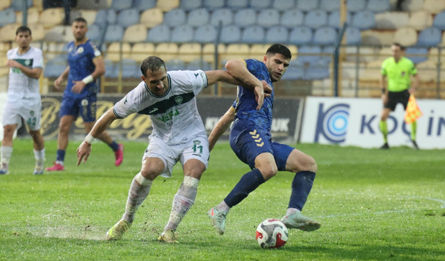 Menemen FK evinde 2 puan bıraktı