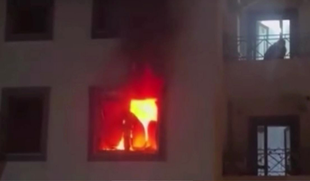 Annesiyle tartıştı evi ateşe verip kaçtı