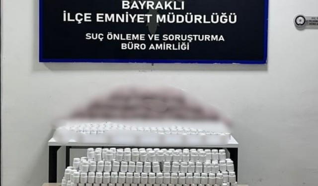 İzmir’de dev yasaklı madde operasyonu: 80 bini aşkın hap ele geçirildi