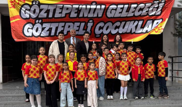 Göztepe’nin yıldızı İzmirli miniklerle buluştu