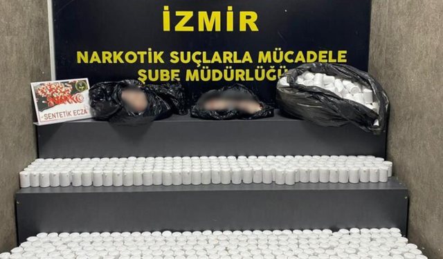 Karabağlar’da narkotik operasyonu: 84 bin sentetik ecza ele geçirildi, 1 tutuklama