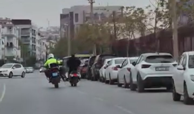 Buca’da “dur” ihtarına uymayan sürücü kovalamacayla yakalandı