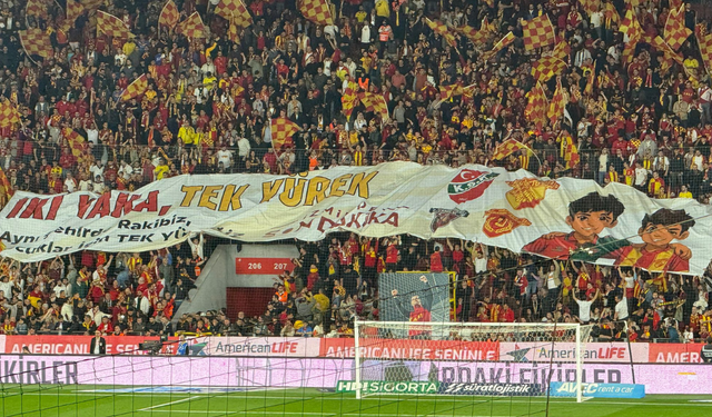 Göztepe - Galatasaray maçında ‘İki Yaka Tek Yürek’ projesi tribünlere taşındı