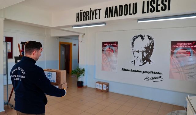 Konak Belediyesi'nden okullara hijyen desteği: Dayanışma büyüyor