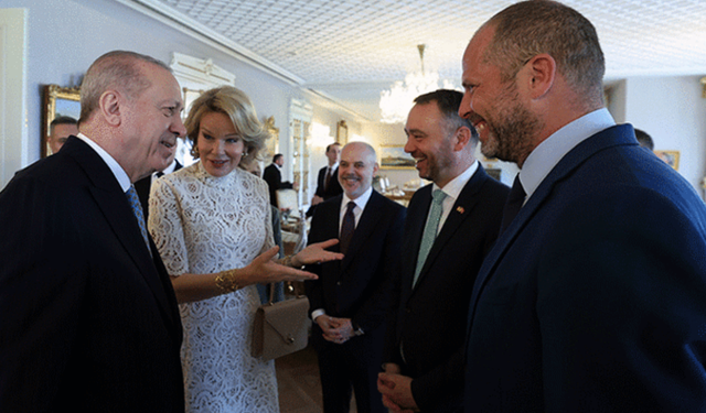 Cumhurbaşkanı Erdoğan Belçika Kraliçesi Mathilde’yi İstanbul’da kabul etti