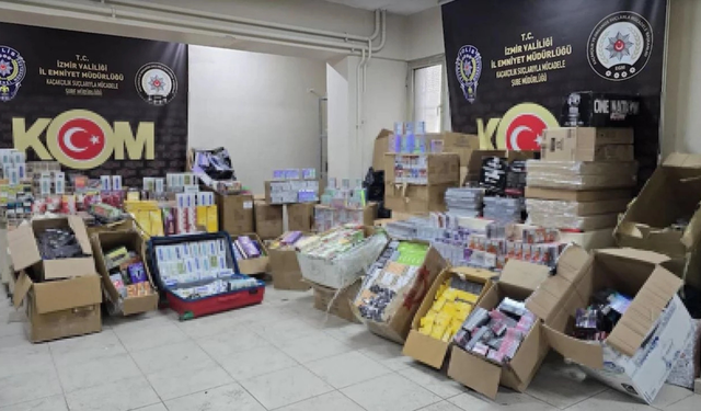 Bornova’da kaçak tütün operasyonu: Binlerce kaçak ürün ele geçirildi