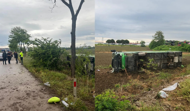 Çanakkale’de tur otobüsü tarlaya devrildi: 46 kişi yaralandı