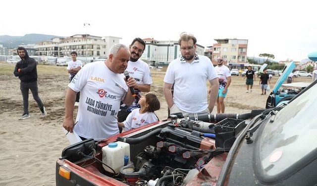 Lada tutkunları Menderes'te buluştu: Gümüldür sahillerinde renkli festival