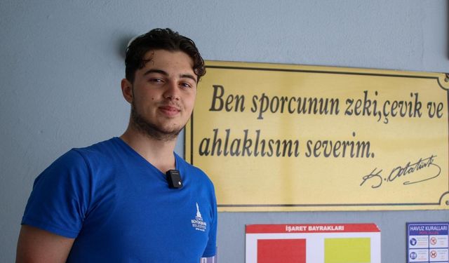 Milli sutopu sporcusu Yetkin Nadir Esendemir'in en büyük hedefi havuzlara dönmek