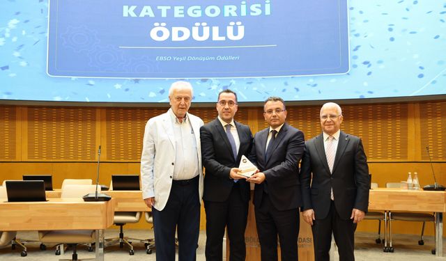 CMS Grubu’na EBSO’dan Yeşil Dönüşümde Su Yönetimi Ödülü