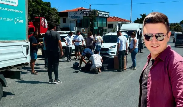 Çeşme’de motosiklet kazası can aldı