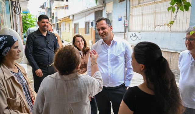 Başkan Ömer Eşki Çamdibi’nde inceledi: 282 sokak asfaltla yenilenecek