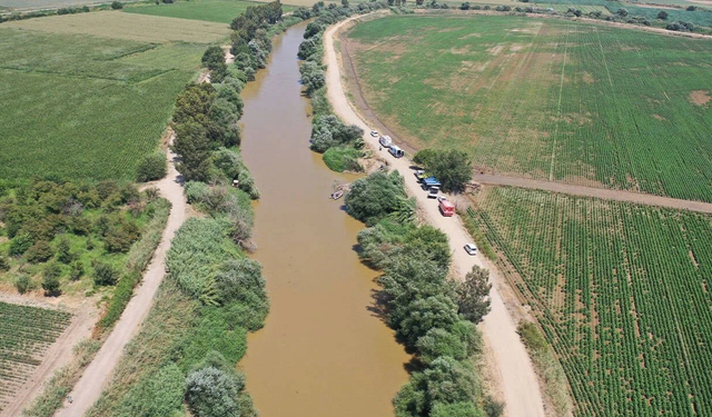 Büyük Menderes'te kaybolan 11 yaşındaki Şahin için arama seferberliği sürüyor