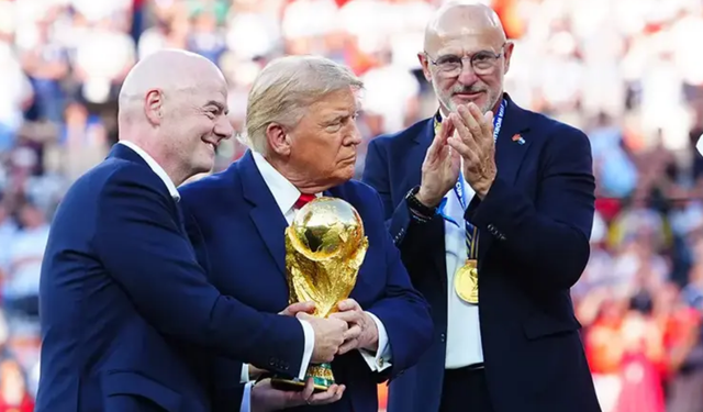 Dünya Kupası finali Trump'ın şovuna dönüştü